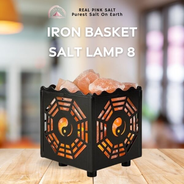 Iron Basket Salt Lamp 8