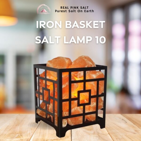 Iron Basket Salt Lamp 10