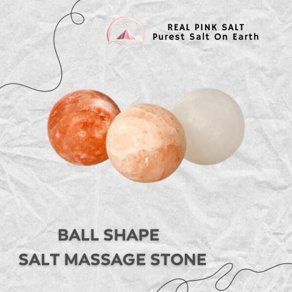Ball Shape Salt Massage Stone