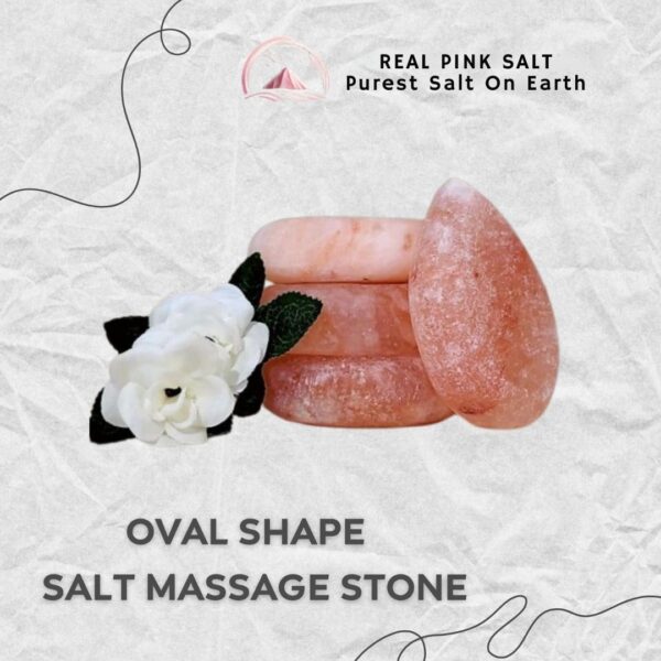 Oval Shape Salt Massage Stone