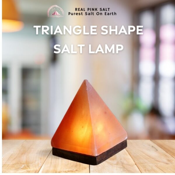 Triangle Shape Salt Lamp