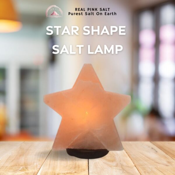 Star Shape Salt Lamp