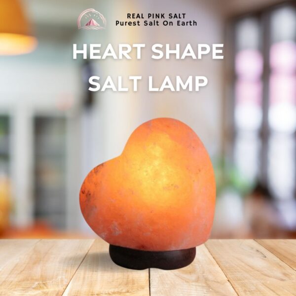 Heart Shape Salt Lamp